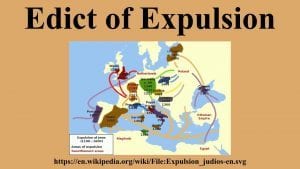 The Edict of Expulsion: The Expulsion of the Jews by King Edward I was Not Due to their Money Lending Alone but Also Due to Blood Ritual Sacrifices