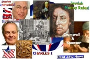 Oliver Cromwell and the Beheading of King Charles I - Financed by the Jewish Bankers