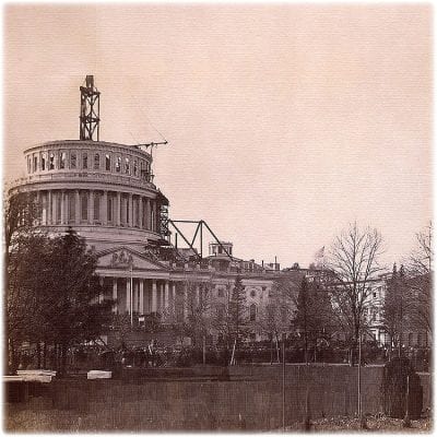 President Washington Laid the Cornerstone for the U.S. Capitol Building which was First Used as a Church