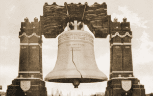 The Liberty Bell is Cracked at the Funeral of Chief Justice John Marshall who Usurped the Constitution with the God-like Power of "Judicial Review"