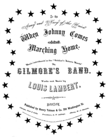 The Civil War’s Song of Inspiration: Patrick Gilmore’s “When Johnny Comes Marching Home” is Deposited in the Library of Congress