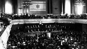 Rothschild backed Zionist Leader Theodore Herzl Organizes the First Zionist Congress in Basel, Switzerland Predicting a Zionist State within 50 Years