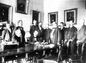 Spain signed the Treaty of Paris, ending the Spanish-American War and Relinquishing Control of Cuba to the USA