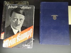 'Mein Kampf', or 'My Struggle', is Published by Adolf Hitler: His Struggle to Save the Aryan Race from the Jews and their Allies