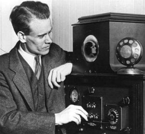 Philo T. Farnsworth Invents the Television. RCA attempts to Steal his Patent.