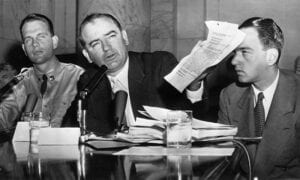 Army Hearings Begin as Joe McCarthy Investigates the Army's 'Softness' on Communism and Communist Infiltration. A Smear Campaign Ensues & 'McCarthyism' is Born.