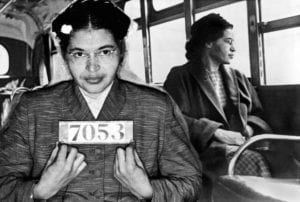 Rosa Louise Parks, a Resident of Montgomery, AL Refused to Obey Bus Driver James Blake’s Demand that she Relinquish Her Seat to a White Man.