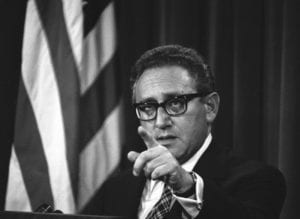Henry Kissinger to UN Assembly: "So We Say to All Peoples and Governments: Let us Fashion Together a New World Order."