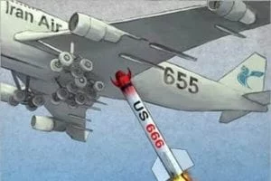The Shoot Down of Iran Air Flight 655 Killing All 290 Passengers
