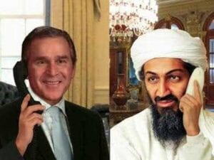 George W. Bush's Issues Executive Order W199I-WF-213589 ordering Federal agents to "Back off the Bin Laden's"