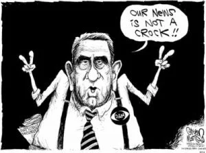 RatherGate: CBS News' Anchor Dan Rather Broadcasts Story that George W. Bush Served Dishonorably in the Air National Guard aided with a Fake Document