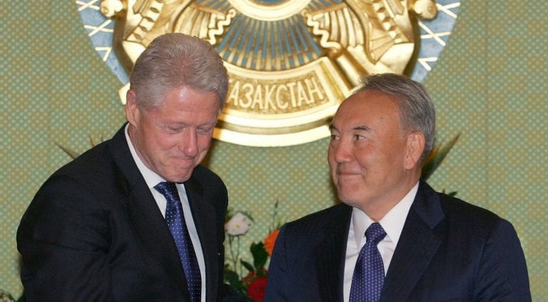 Clinton Pay-to-Play with Close Friend, Frank Giustra, involving Energy Deals, Uranium, and Election Fraud to put Nazarbayev back in as President of Kazakhstan