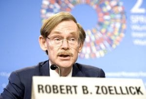 World Bank President Robert Zoellick, "If Leaders are Serious about Creating New Global... Governance... Empower the WTO, the IMF, and the WBG to Monitor National Policies.”