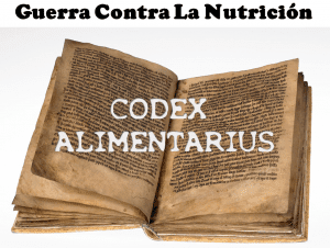 FDA Attempt for Codex Alimentarius Roll-Out that would make Vitamins Banned or Prescription Only