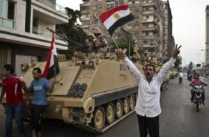 Egyptian Military Coup Drives 1st Democratically Elected President, Mohammed Morsi - a Western-backed Globalist Puppet, out of Office and Overthrow the Muslim Brotherhood