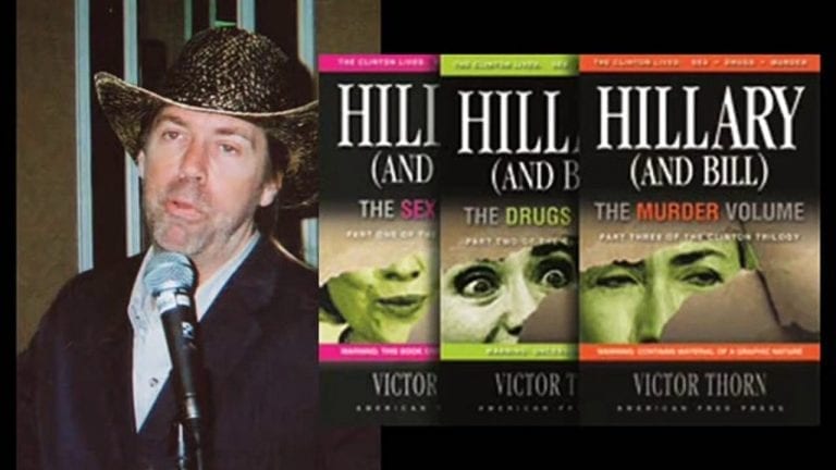 Author of Clinton Trilogy, Victor Thorn,  Found Dead