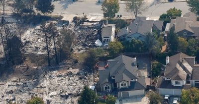 The Tubbs Fire Begins in Napa / Sonoma Region of California