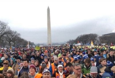 100,000 Supporters Turn Out for Annual March for Life — USA Today Reports ‘More Than a Thousand,’ CNN, MSNBC Ignore