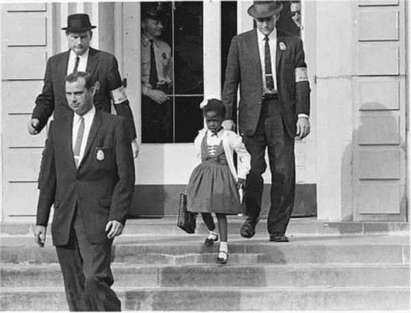 Ruby Bridges Becomes the First African-American Child to Attend an All-White Public Elementary School in the American South.