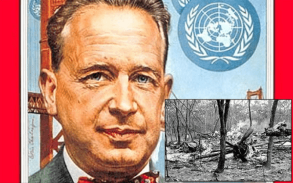 The Plane Carrying the UN Secretary General Dag Hammarskjöld was Shot Down over Northern Rhodesia (now Zambia)