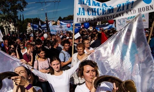 50,000 People Demand A Ban On Abortions In Annual Slovakian March For Life