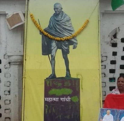 Gandhi’s Ashes Stolen, Posters Defaced at Burial Site on His 150th Birthday