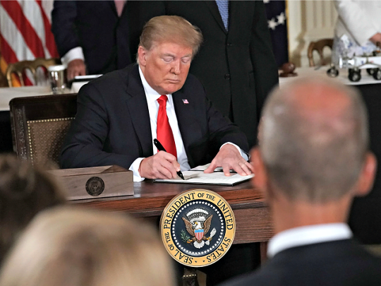 President Trump Signs Defense Bill Creating Space Force
