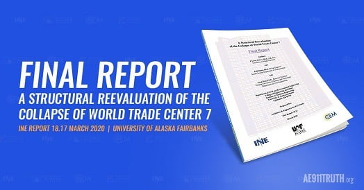 WTC 7 Not Destroyed by Fire, Concludes Final University of Alaska Fairbanks Report