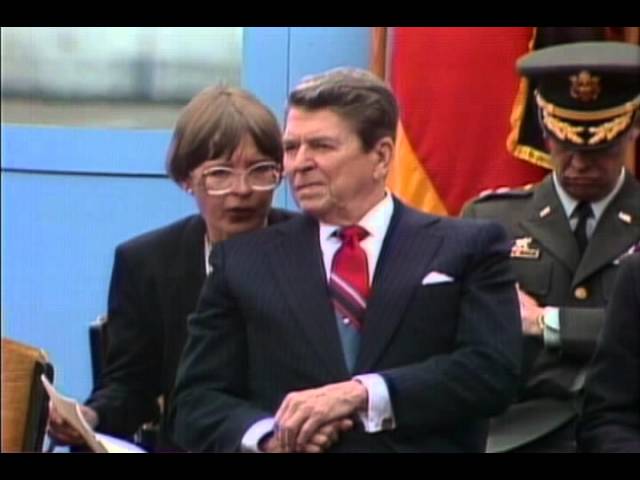Ronald Reagan Gives His “Remarks at the Brandenburg Gate” in Berlin with these Famous Words, “Mr. Gorbachev, Tear Down This Wall!”