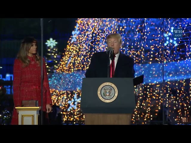 President Trump’s Extraordinary Christmas Speech