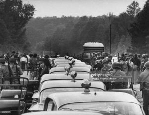 The 1st Freedom Ride Left Washington DC to Challenge the Southern States' Non-Enforcement of the Supreme Court's ruling that Segregation on Buses was Unconstitutional