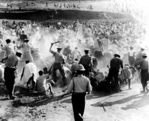 The Sharpeville Massacre in South Africa