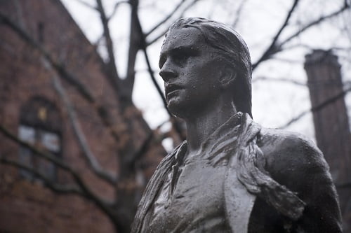 American Patriot Nathan Hale was Hanged for Spying on British Troops: Last Words, “I only regret that I have but one life to lose for my country.”