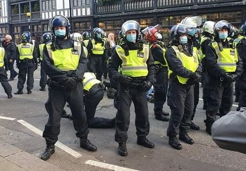 “This Is No Free Country”: Anti-Lockdown Protests Rage In London, Dozens Arrested