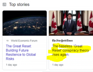 NYTimes Says "Great Reset" Is A "Conspiracy Theory" On Same Day World Economic Forum Celebrates It