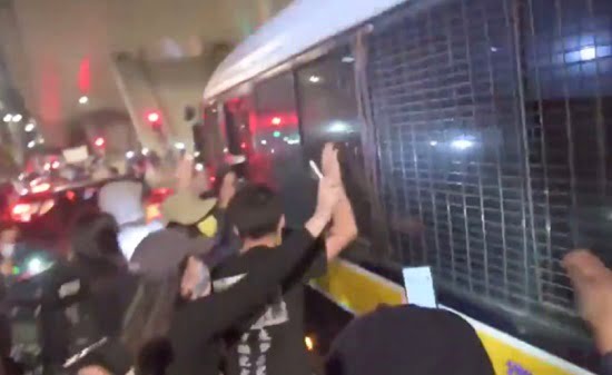 China Forces Hong Kong “Political Prisoners” Onto Buses For Re-education Camps
