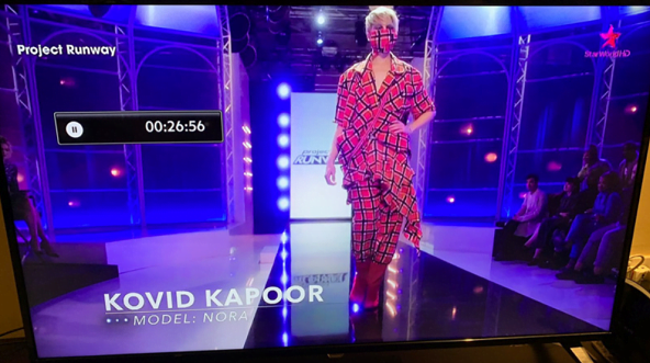 Predictive Programming: Project Runway Contestant Named “Kovid” Designed Face Mask Outfit