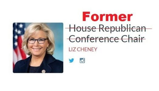 Liz Cheney Ousted From Leadership Post By House Republicans