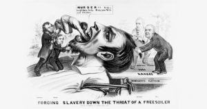 President Franklin Pierce signed the divisive Kansas-Nebraska Act into Law