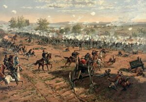 The Battle of Gettysburg Begins