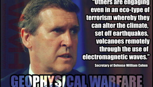 Secretary of Defense William Cohen on Eco-Terrorism with Electromagnetic Waves, Bioweapons