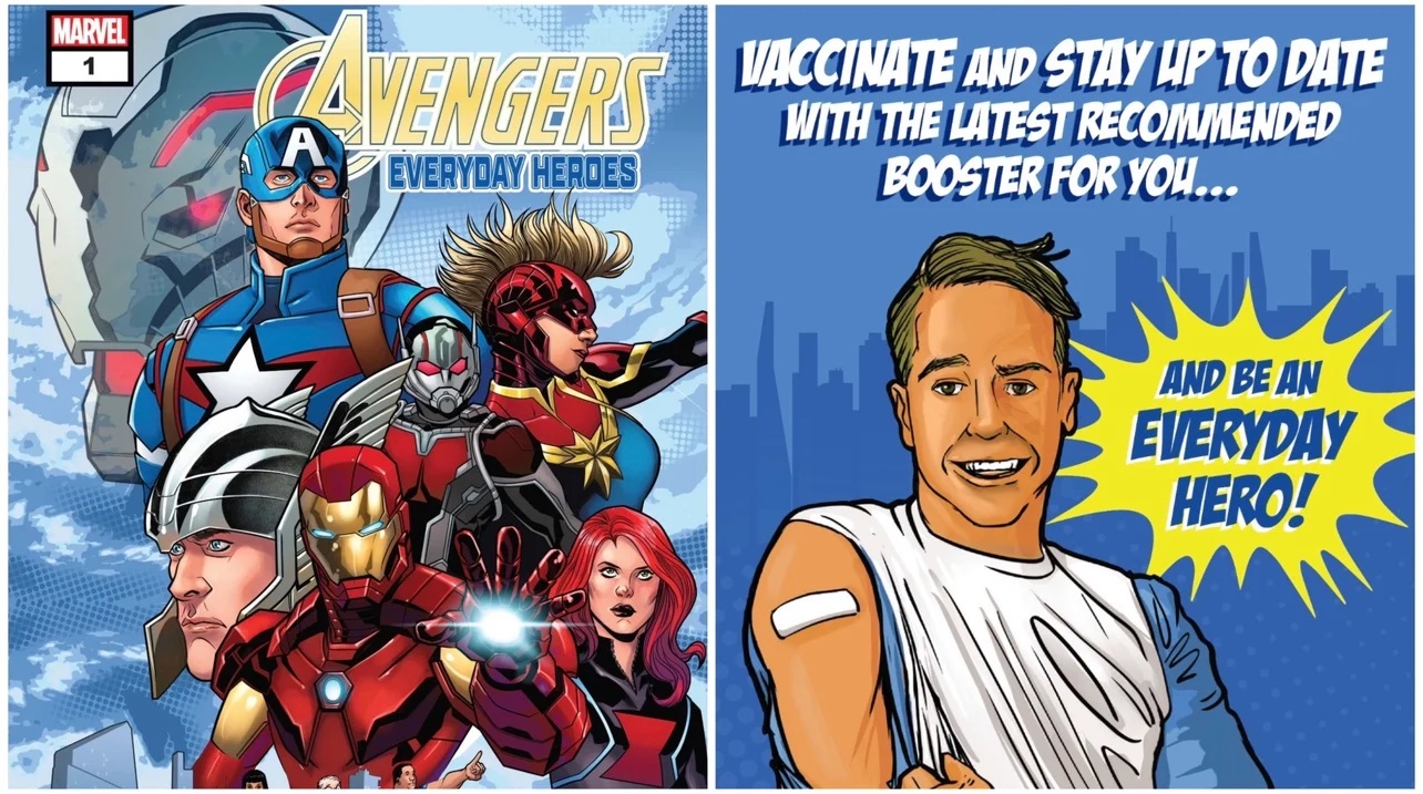 Pfizer and BioNTech Team with Marvel Comics for Children’s Propaganda Comic Book for Covid Vaccine