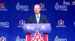 Klaus Schwab Reveals The Technology To Enslave Humanity Is Ready To Rollout at B20 Indonesia Summit
