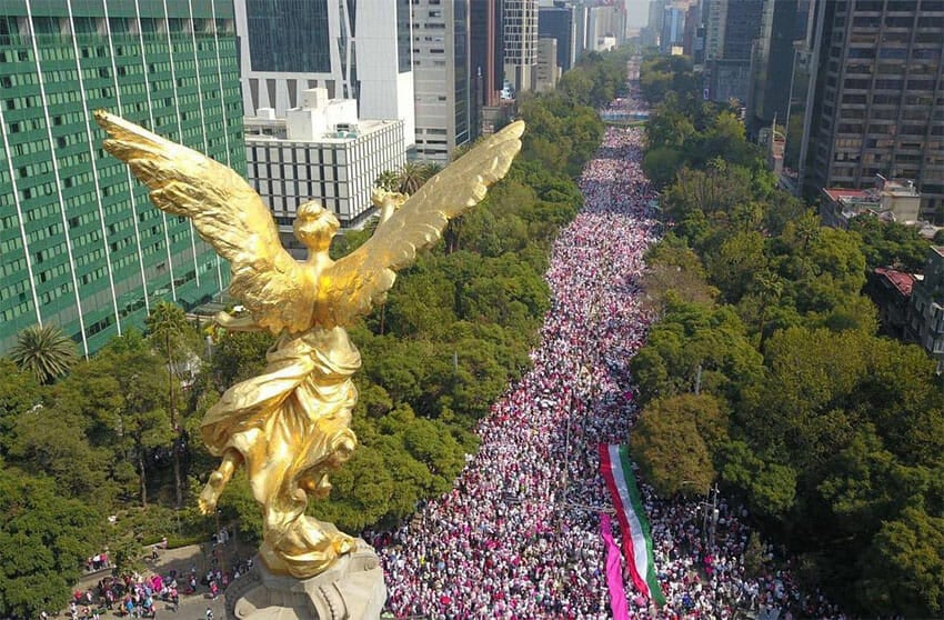 Stopping the Steal: 500,000 Mexicans Protest Eliminating Voter ID and Election Safeguards