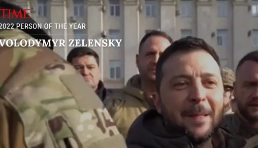 Ukraine Puppet President Zelensky Named Time Magazine Person of the Year